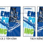 Thiết kế POSM thương hiệu Deloite